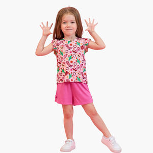 Pyjamas pour filles de haute qualité et confortables, production en gros, garantie après-vente, ensembles de pyjamas pour filles pour le quotidien des enfants - Product Image 2
