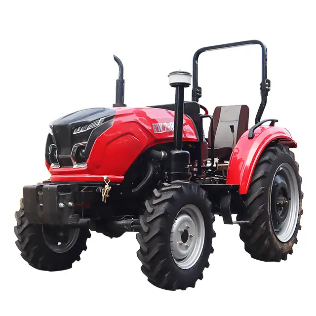 Mini tracteur 4x4 pour l'agriculture agricole tracteur hydraulique tracteur à roues 80HP à vendre