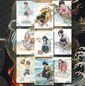 Affiche d'art d'anime japonais, carte à collectionner, boîte mystère de la mythologie étoilée, figurine d'action, jeu de table, impression couleur intégrale - Product Image 6
