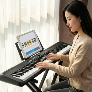 Piano numérique portable BD-<span class=keywords><strong>883</strong></span> personnalisé en usine, 88 touches, compact, pour débutants, utilisation à domicile, clavier électronique - Product Image 1