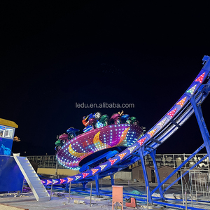 Sân chơi ngoài trời funfair thiết bị giải trí quay bay <span class=keywords><strong>UFO</strong></span> đi xe để bán - Product Image 2