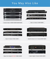 Sistema de sonido KTV Digital Echo, amplificador de mezclador de Karaoke, POTENCIA ESTÉREO