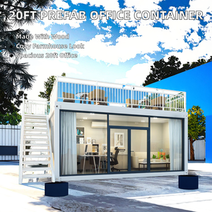 Contenedor Prefabricado de 20 Pies, Diseño de Casa de Campo de Madera Transpirable, para Uso en Almacenes, Hospitales y Talleres - Product Image 2