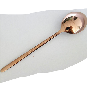 DF401 Golden Color Stainless Steel Cutlery Set Model C <b>Dessert</b> Knife <b>Fork</b> Spoon - Product Image 4