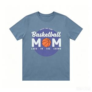 T-shirt drôle pour maman de joueur de basket féminin, tee-shirt graphique pour maman de basket, vêtements de supporter pour le jour du match, esprit d'équipe - Product Image 5