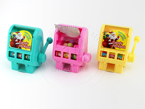 Distributeur <span class=keywords><strong>de</strong></span> bonbons amusant en forme <span class=keywords><strong>de</strong></span> machine à jackpot fruitée avec fonction <span class=keywords><strong>de</strong></span> secouage des mains - Product Image 3