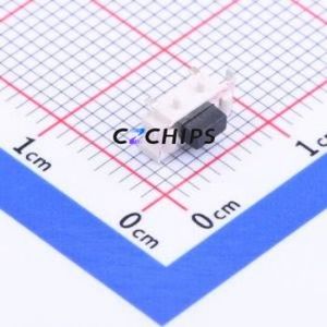 TS3638CA-0.6 Tactile Switch SMD Switch Single Pole Single Throw Rectangle Button 2.5N Horizontal Mount - Product Image 1