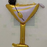 Nouveau été crème glacée thème feuille ballon citron thé Cola gâteau fête en plein air ballon décoration