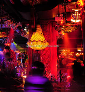 Lámpara Colgante de Vidrio Tiffany de 32 Pulgadas, Hecha a Mano, con Lámina de Cobre, Bombilla de Filamento E27, Luz Blanca Cálida, Elegante, para Villa - Product Image 2