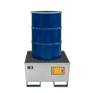 SALL - SEN104Z000 Paletas de derrames de acero galvanizado para tambores apilables-EAN 662641928824 SPILL RESPONSE - Product Image 1