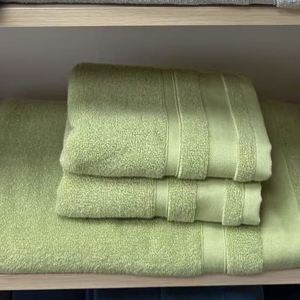 Serviette de bain et de séchage pour cheveux en coton 34x74cm 70x140cm – Vente en gros - Product Image 4