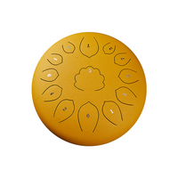 12 Inch 13 Note Handpan Steel Tongue Drum, Meditation Percussion Instrument, Custom Logo, Factory Supply