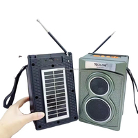 Eletree RX-K776S Retro Portable Solar Wireless BT Lautsprecher DC Aufladen FM Radio