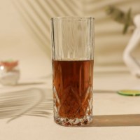 Groothandel 230ml Boheemse Luxe Klassieke Transparante Kristallen Shotglaasje Machinegeperst Geprezen Gegraveerd Wijn Whisky Glas Bar Party