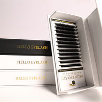 Extensions de cils en nylon véganes, légères et sans cruauté, ultra-fines, avec bande invisible, couleur nude, 9 mm, forme en W, type Y, minimalistes