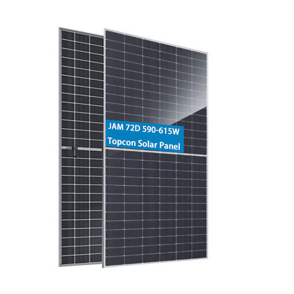 High Conversion JA Solar 72D40LB 620w Alloy Frame Half Cell Crystalline Solar Panel 605 Watt 610W 620W 595W Solar Panel Price