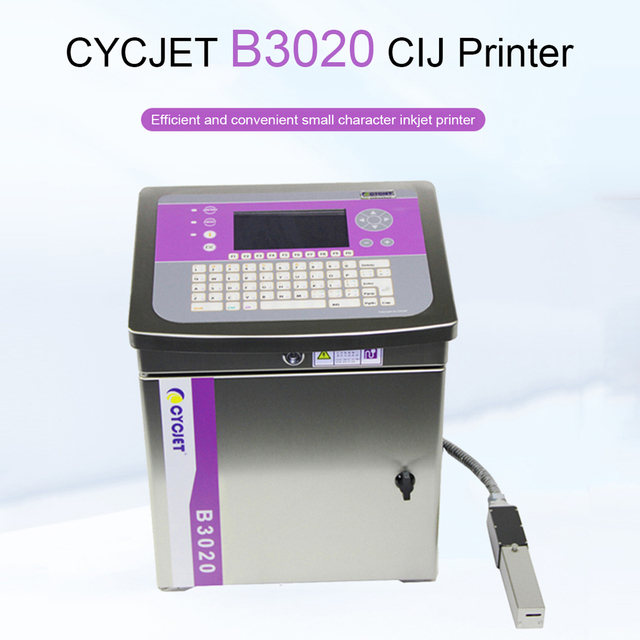 B3020 CIJ Inkjet Printer Machine High Speed Industrial Inkjet Printer for PP Bags Marking