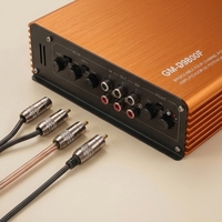 Amplificador de Audio para Auto de 4 Canales y 7800W, Clase AB, HiFi, para Sistema de Altavoces