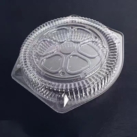Conteneurs à pizza tiramisu ronds personnalisés Boîtes en plastique PET thermoformées de qualité alimentaire