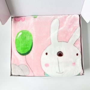 OEM Bán Buôn New Bé Chăn Bộ Đồ Giường Thiết Lập Siêu Mềm <span class=keywords><strong>Eskimo</strong></span> Chồn Raschel Bé Chăn Cho Bé Thăng Hoa - Product Image 4