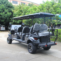 Voiture touristique classique 4 roues motrices voiturette de golf électrique 8 places véhicule utilitaire 4x4 Golf Buggy
