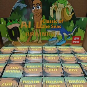 24 Pcs/set Italian Brainrot Tung Tung Tung Sahur Blind Box Toys Tralalero Tralala <b>Action</b> <b>Figure</b> Keychain Collectible Ornaments - Product Image 5