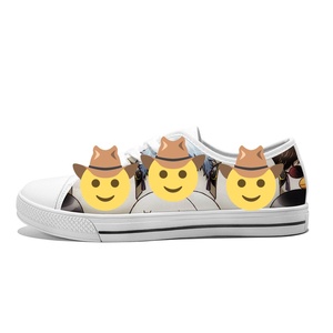 Chaussures basses en toile unisexe 2026, collection tendance pour couple, avec design noir et blanc, baskets décontractées antidérapantes en maille respirante avec amorti d'<span class=keywords><strong>air</strong></span> - Product Image 6