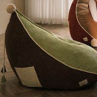 Moderno solo Retro rojo futón muebles para el hogar sofá silla lindo perezoso PUF cojín para sala de estar y dormitorio tapicería de tela