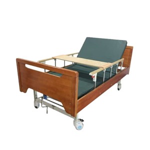 Heng Sheng Holdings Nursing <b>Bed</b> Wooden Multi-Function Elderly Care Hospital <b>Bed</b> With <b>Side</b> <b>Rails</b> And Wheels - Product Image 5