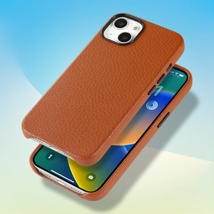 Funda de Cuero para Teléfono Móvil, Personalizada, de Lujo, con Textura Granulada, para <span class=keywords><strong>iPhone</strong></span> 13 <span class=keywords><strong>14</strong></span> 15 16 Pro Max - Product Image 4