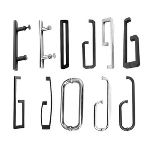 Manijas de puerta cuadradas Arno de acero inoxidable 304/316 para puertas corredizas de vidrio, fácil instalación - Product Image 2