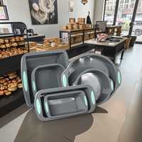 Moule à gâteau personnalisé en silicone Newk, moule en silicone de 6 pouces en forme de disque pour gâteaux à étages, gâteaux au fromage, gâteaux arc-en-ciel et sous-verres en résine