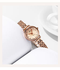 Montre pour femme exquise, montre à quartz tendance et originale pour les élèves du collège, montre-bracelet simple et décontractée - Product Image 6
