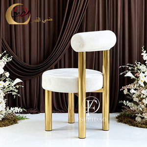 Chaises de salle à manger d'hôtel en fer, luxueuses, modernes, romantiques et élégantes, pour mariages classiques et utilisation en extérieur - Product Image 6