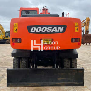 Doosan scavatrice a ruote e escavatore DH150W-7 di seconda mano 4 ruote gomma gomma movimento terra macchinari - Product Image 4
