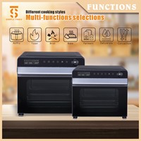 Four friteuse électrique multifonctionnel de 28L avec affichage numérique