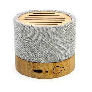 Produtos eletrônicos ecológicos, cortiça ou alto-falante de bambu, sem fio, oem, personalizado, alto-falante portátil