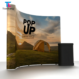 Stand d'exposition en tissu à tension droite Tianlang Arch Exhibition 10 pieds x 8 pieds, présentoir d'exposition en tissu pour salon professionnel - Product Image 4