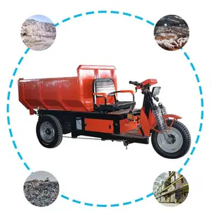 Kỹ Thuật Xây Dựng Mini Dumper xe tải bánh xe barrow điện mini Dumper lái xe loại kỹ thuật ba bánh