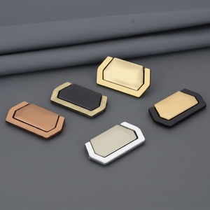 Modern Geometric Zinc Alloy Cabinet <b>Drawer</b> <b>Pulls</b> in <b>Gold</b> Black Silver Copper for Home Office Furniture Hardware - Product Image 1