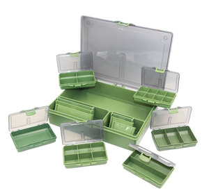 Mini <span class=keywords><strong>caja</strong></span> <span class=keywords><strong>de</strong></span> almacenamiento <span class=keywords><strong>de</strong></span> aparejos <span class=keywords><strong>de</strong></span> <span class=keywords><strong>pesca</strong></span> <span class=keywords><strong>de</strong></span> carpa <span class=keywords><strong>de</strong></span> plástico multifuncional para Stream River accesorio organización <span class=keywords><strong>Plano</strong></span> Rig Terminal - Product Image 5