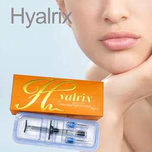 Hyalrix 1,1 ml*2 – <span class=keywords><strong>Acide</strong></span> <span class=keywords><strong>Hyaluronique</strong></span> Réticulé – Remplisseur Dermique Premium HA pour <span class=keywords><strong>Injection</strong></span> Labiale – Pour le Remodelage et la Définition des Lèvres - Product Image 1