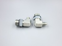 Codo de 90 grados JIC rosca externa a rosca externa ajustable UNF sello de junta tórica SAE Standard 6801 Series
