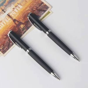 Black Business Premium Metal Ballpoint <b>Pen</b> with logo Luxury Rollerball <b>Pen</b> Customizable Slim Signature <b>Pen</b> for Promotion - Product Image 3