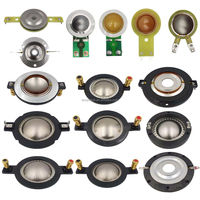 Bobine vocale CCAW à diaphragme entièrement en titane de 34,4 mm pour remplacement de transducteur à compression compatible avec la réparation de haut-parleur PA audio professionnel JBL 8Ω