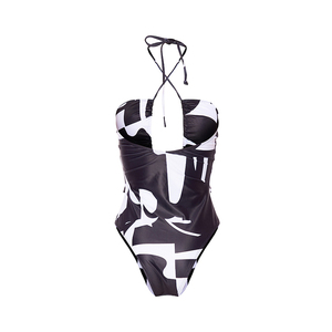 Maillot <span class=keywords><strong>de</strong></span> bain une pièce pour femmes avec jupe à imprimé léopard dentelle strass et décoration en maille vêtements <span class=keywords><strong>de</strong></span> <span class=keywords><strong>plage</strong></span> maillot <span class=keywords><strong>de</strong></span> bain - Product Image 5