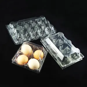 カスタム610 12 1524セルPET透明プラスチックイースターエッグトレイ鶏用孵化プラスチック包装カラーボックス