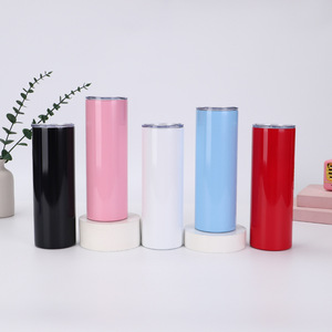 Gobelet isotherme sous vide à double paroi en acier inoxydable 304 de style japonais, 12oz/15oz/20oz/30oz, avec couvercle, isolation thermique de 6 à 12 heures - Product Image 1