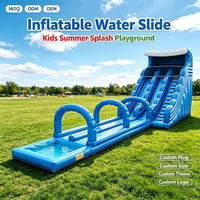 Toboggan aquatique gonflable pour fête d'anniversaire, parc aquatique pour enfants, piscine, divertissement en plein air, jeux aquatiques, location