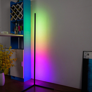 <span class=keywords><strong>Lampe</strong></span> sur pied LED contemporaine de style nordique européen simple et luxueuse Rebow, avec <span class=keywords><strong>étagère</strong></span> à trois pieds, coin, RGB - Product Image 6